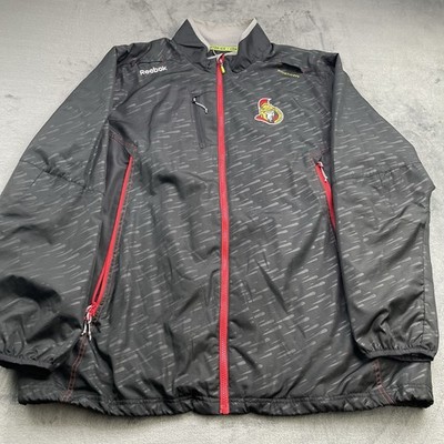 Reebok Center Ice Kinetic Ottawa Senators Hockey Windbreaker Jacket Men s XL