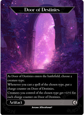 Door of Destinies - Full Art Altered Art Custom Proxy Cards