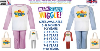 Jungen Mädchen Baby The Wiggles Schlafanzug Loungewear Schlafanzug Dorothy der Dinosaurier