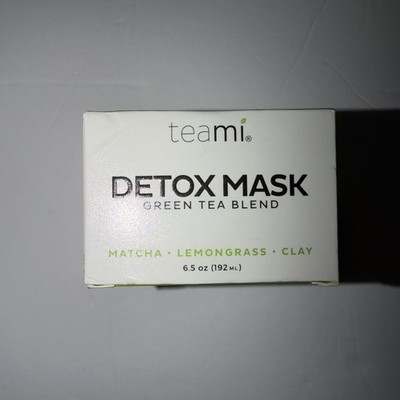 Teami Green Tea Blend Detox Mask - Matcha Lemon Grass & Clay 6.5 oz - New