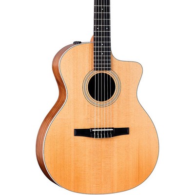 Taylor 214ceN Grand Auditorium NylonString AcousticElectric Guitar Natural