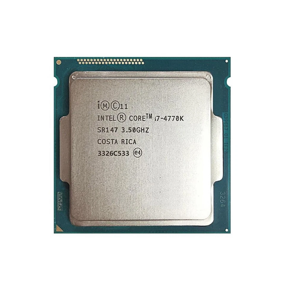 Intel Core I7 4770K Desktop Processor LGA 1150 4C/8T 3.5 GHz With Cooler - Image 2 of 4