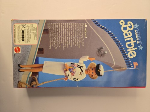 Barbie Stars 'N' Stripes Navy Doll Special Edition Mattel 1990 #9693 New in Box - Picture 2 of 7