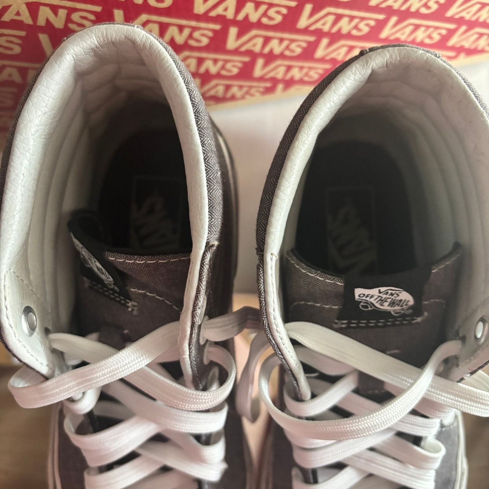 Buy Vans Sk8-Hi 'Jersey - Grey' - VN0A38GEUBE thumbnail 7