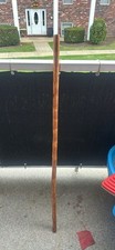 Brown Wooden Walking Stick for Hiking   Strai...