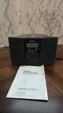 Sony Dream Machine ICF-CD823 FM AM CD Clock Alarm Radio Tested Working
