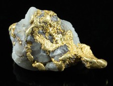 QN-20 "Alaskan BC Gold Nuggets with Quartz" Genuine 2.95 Grams 5160.96 per troy oz