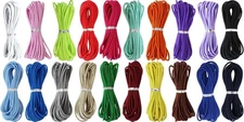 DIY Elastic Bracelet Cord 300ft in Assorted Colors, 2mm Thickness