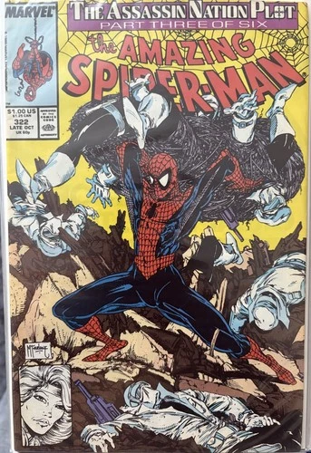 The Amazing Spider-Man #322 Newsstand Variant (Marvel Comics Late October 1989)