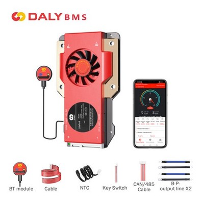 DALY Smart BMS 4S-16S 300A/400A/500A Li-ion LiFePo4 Akku with Balance&BT Module