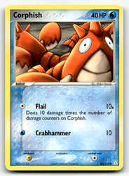 Corphish 63/110 EX Holon Phantoms Common Pokemon Card
