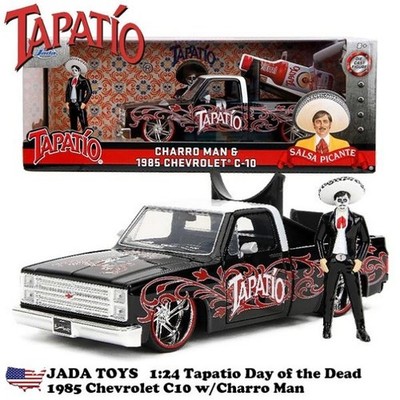 1/24 JADA TOYS TAPATIO Day of the Dead 1985 Chevrolet C10 mit Tapatio Charro Man