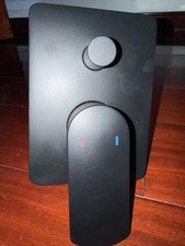 BRAND NEW - Matt Black Mixer Shower Valve 2  Way Round Concealed Thermostatic