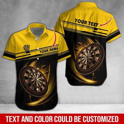 Darts Hawaiian Shirt Custom Name Darts Uniforms Personalized Aloha Hawaiian Shir