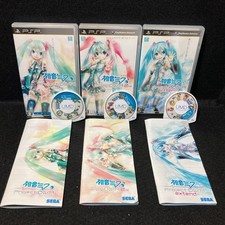 PSP Hatsune Miku Project Diva 1° 2° Diva Expend, testato lotto 3 giochi SEGA Japan