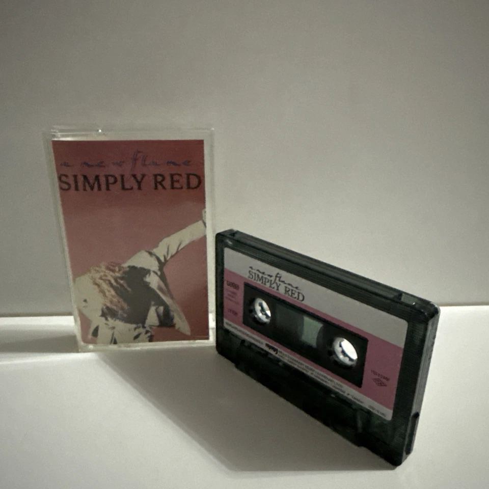 Simply Red A New Flame Cassette Rare Mick Hucknall 02a - Image 3 of 3