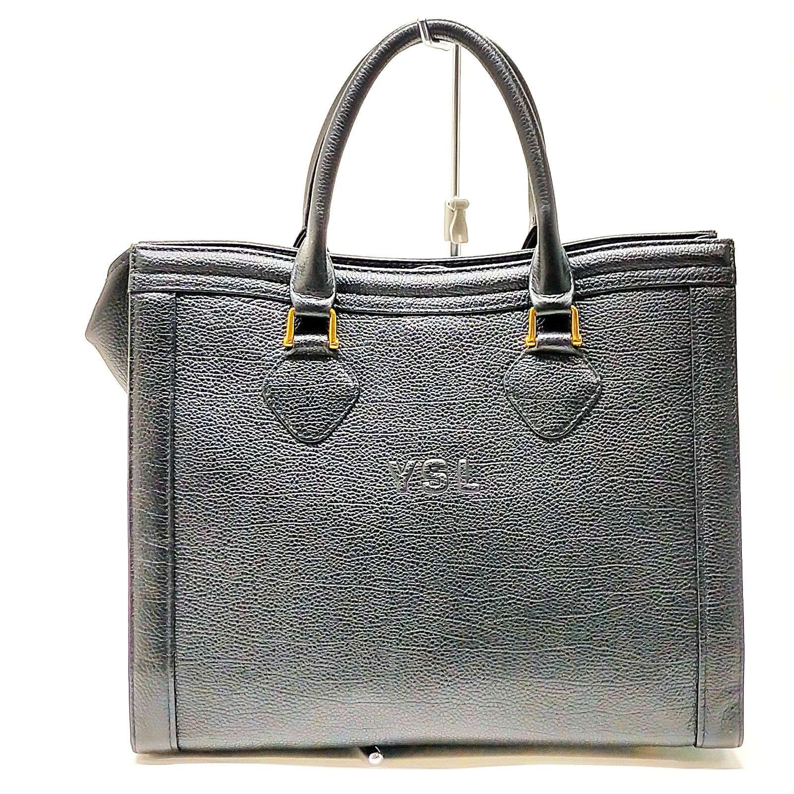 Yves Saint Laurent Black Leather Tote Bag 3129701