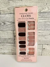 Dashing Diva Gloss Ultra Shine Gel Palette 34 Nail Strips Center Stage New