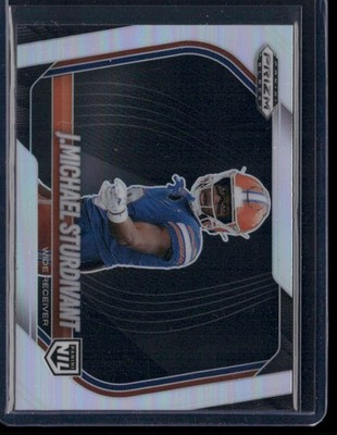 2025 Panini Prizm Black J.Michael Sturdivant Silver Prizm #184