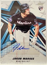 2026 Topps Series One Baseball Stars Autograph Jakob Marsee RC Miami Marlins