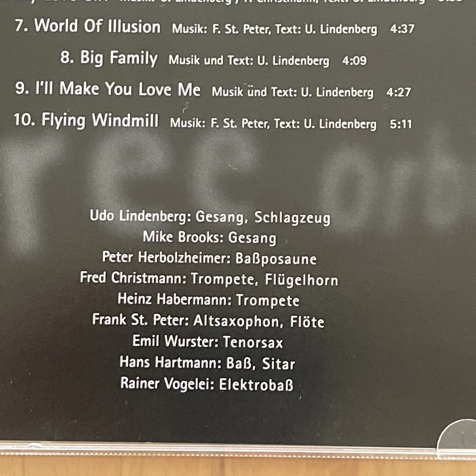 CD "FREE ORBIT - FREE ORBIT" Udo Lindenberg, Jazz-Rock, Folk-Rock - Bild 4 von 4