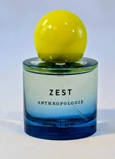 Anthropologie "Zest" Eau de Parfum - 1.7 Fl. Oz. / 50 ml Glass Spray Bottle-NEW