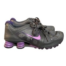 Nike Shox Agent Gris Púrpura Zapatos para Correr 438683-055 Para Mujer 8.5 Usados en Excelente Condición