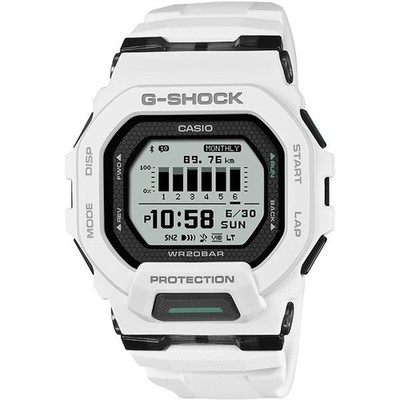 Casio G-SQUAD GBD-200-7JF JDM White Bluetooth Fitness Watch 100M Brand-New