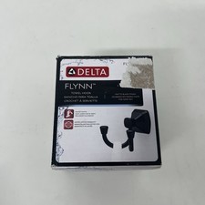 Delta Flynn Matte Black Towel Hook