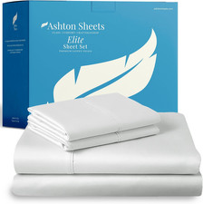 Luxury 800 Thread Count Egyptian Cotton Twin XL Sheets Set - White
