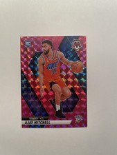 2024-25 Panini Mosaic - Ajay Mitchell #204 - PINK Mosaic Prizm /175 - Rookie RC