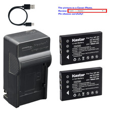 Kastar Battery AC  USBC Charger for HP Photosmart R507 R607 R707 R717 R727 R817