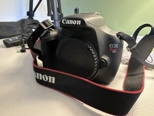 Canon EOS Rebel T5 Camera Kit w/ 75-300mm  18-55mm Lenses, Tripod, Bag