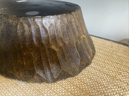 resin Large Dough Bowl Rustic Farmhouse - Picture 10 of 11