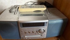 Kenwood Slim CD MD Cassette Deck Silver Player with Remote Used