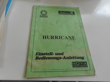 Instrucciones alemanas para Flipper Pinball Hurricane