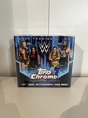 2026 Topps Chrome WWE Sapphire Edition - Hobby Box