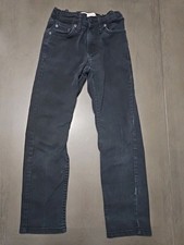 Levi's Jeans Youth Boys Size 8 Reg 24x22 Black 502 Regular Taper