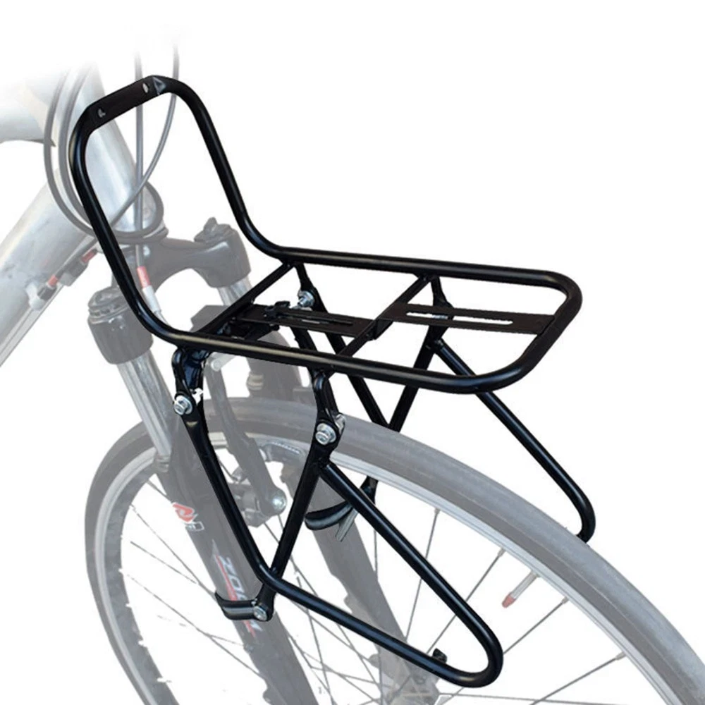 Mountain Bike Bicycle Front Pannier Rack Bracket Carrier Luggage Front Basket