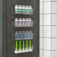 MGY 4Pack Clear Magnetic Baby Bottle Organizer 10 x 3.93 x 2.95 inches,
