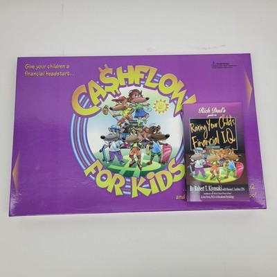 Cashflow for Kids Board Game Rich Dad Poor Dad 2002 Finance Rat Race OPEN BOX