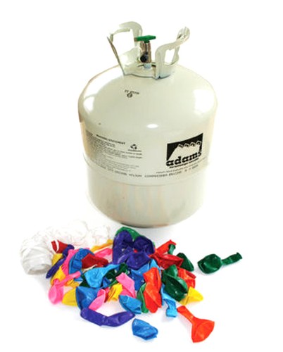 DISPOSABLE HELIUM GAS CYLINDER CANISTER FOR 50 X 9" BALLOONS- NEW
