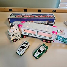 1997 HESS  Toy Truck and Racers