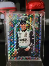Brad Keselowski 2022 Panini Prizm Stained Glass Prizm SP #SG29 Kohler Generators