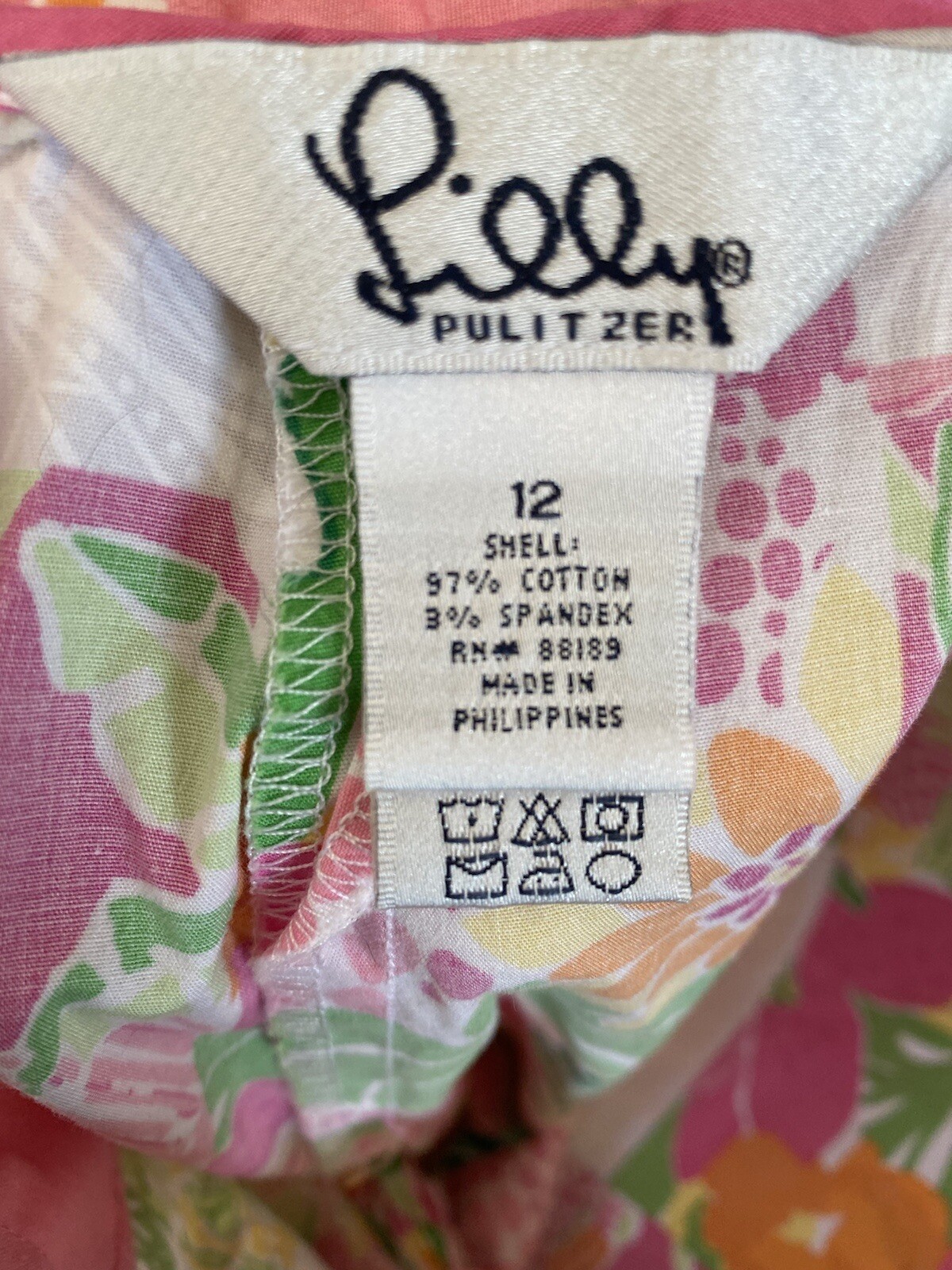 Lilly Pulitzer WHITE LABEL patchwork pants size 12 - image 10