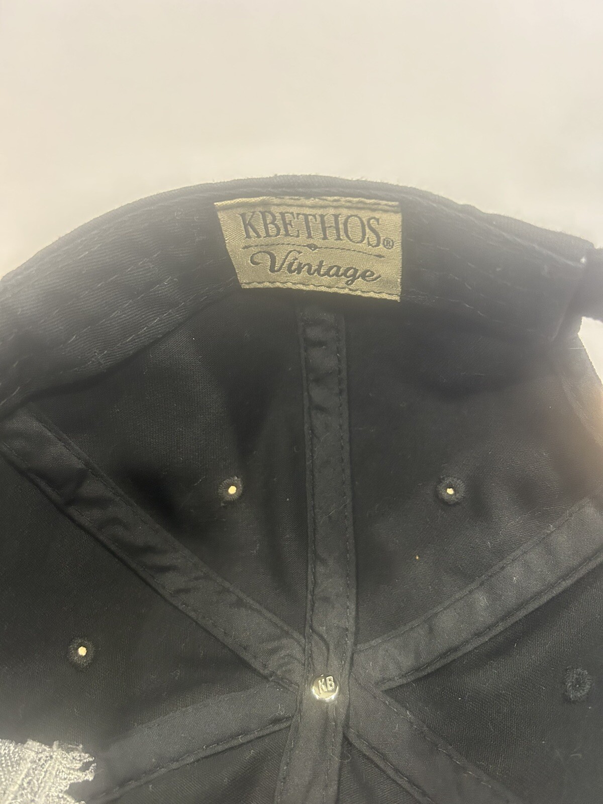 Kbethos Classics Strapback Baseball Cap Hat Black - image 5