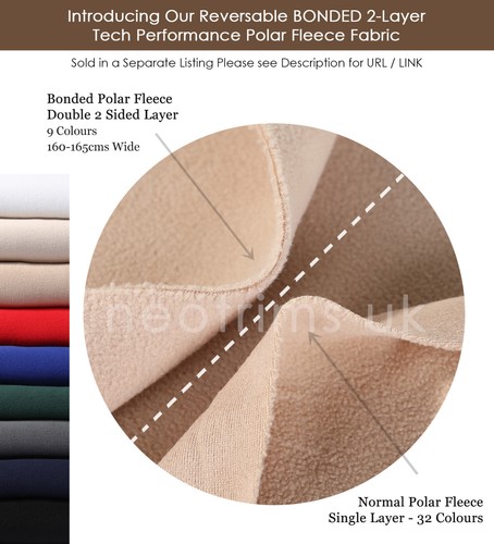 Polar Fleece Fabric Large FAT SQUARES,Anti Pill Super Soft,37 Colors,Great Value - Picture 3 of 91
