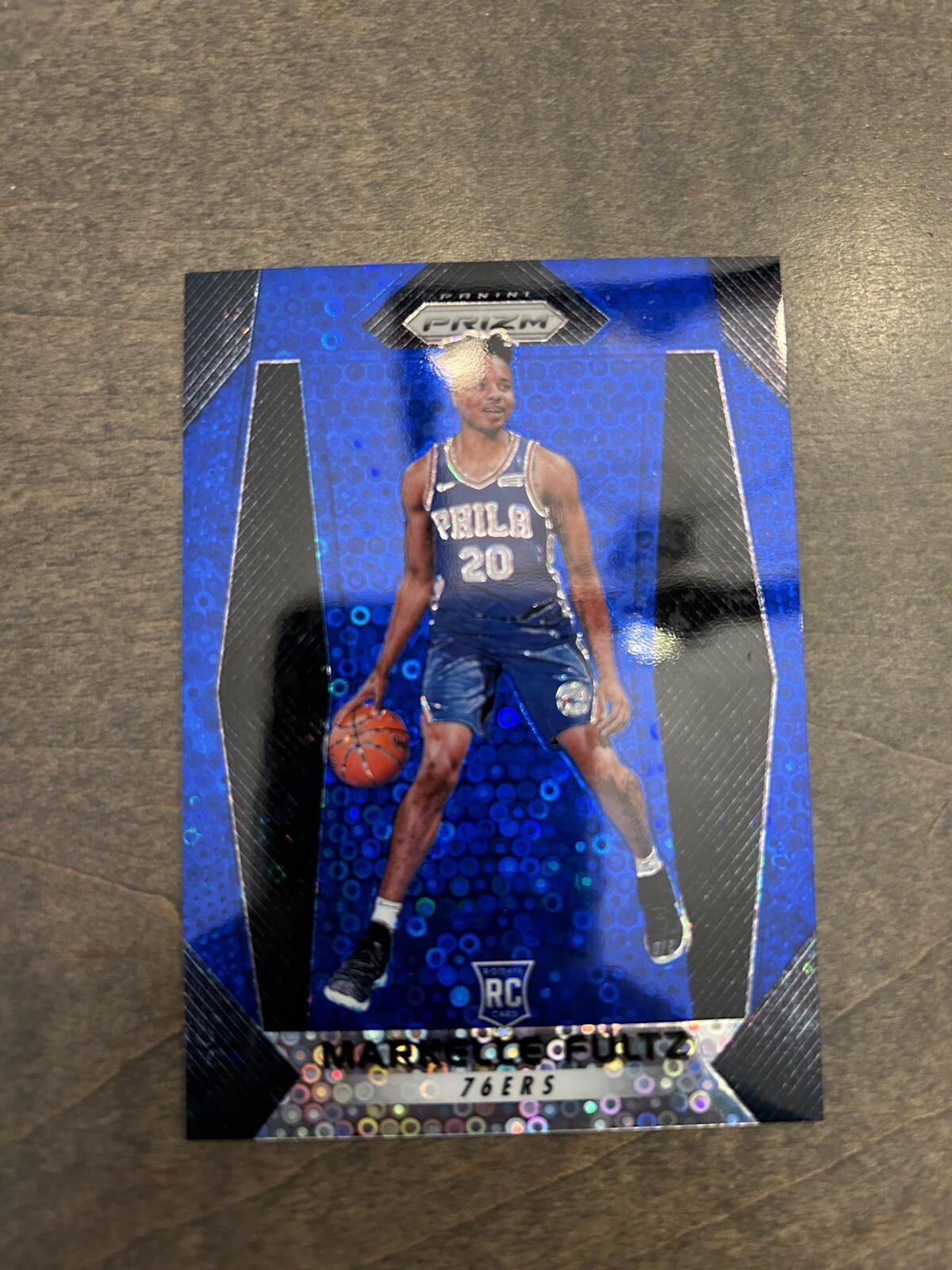 2017-18 Prizm Fast Break Blue Prizms #/175 Markelle Fultz Rookie RC Color Match