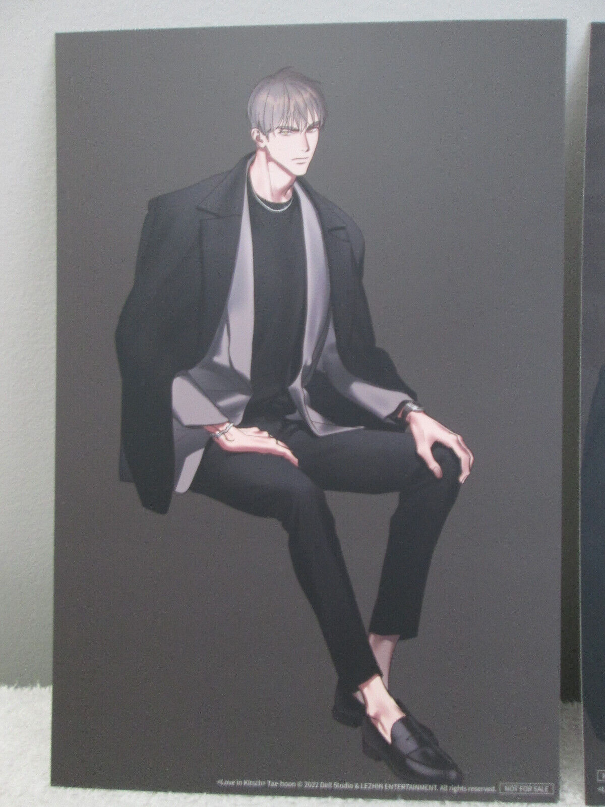 Rare BLACK TIGER THE PAWN'S REVENGE PRINT CARDS Lezhin BL Yaoi Korean  Manhwa