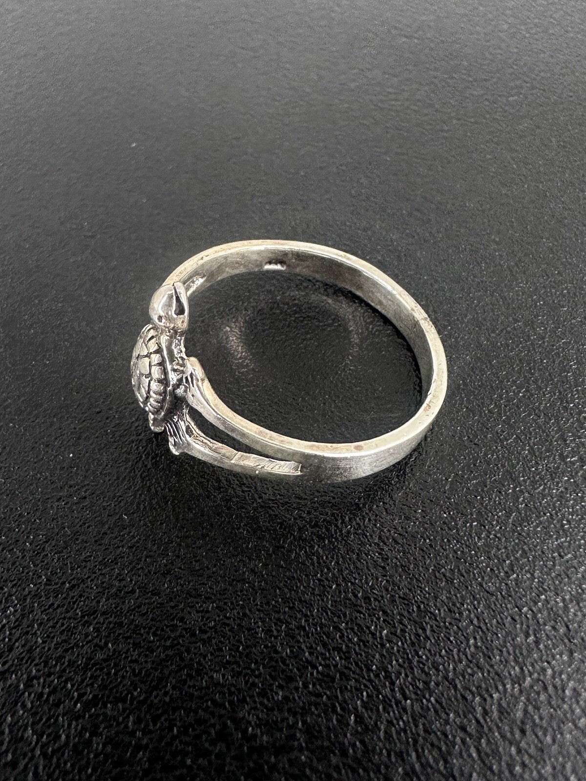 Sterling Silver Turtle 🐢 Ring Size 6 - image 4